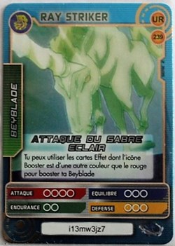TCG Beyblade - 239/240 - Ray Striker