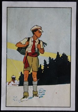 Image / Chromo - La vie fière et joyeuse des scouts - XI-04 - Un scout polonais
