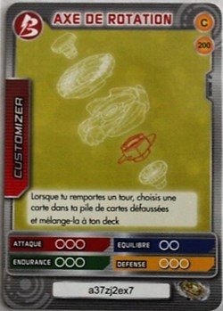 TCG Beyblade - 200/240 - Axe de rotation