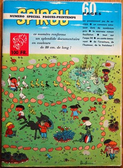 Spirou - 1042 - Couverture : jeu de Pâques