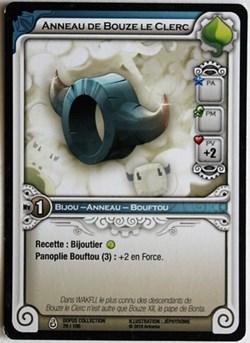 Wakfu TCG - 2011 - Dofus Collection - 079 - Anneau de bouze le clerc - commune