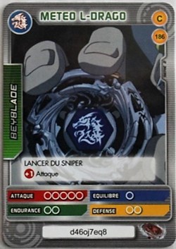 TCG Beyblade - 186/240 - Meteo L-Drago