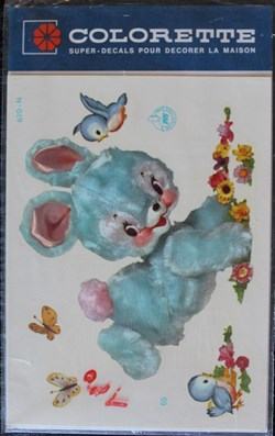Décalcomanie Colorette Meyercord - Lapin