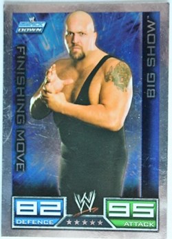 Slam Attax - Carte 020 - Big Show Finishing Move - Rare  Foil