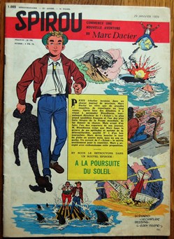 Spirou - 1085 - Couverture Marc Dacier