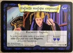 TCG Harry Potter - Set de base - 078 - Baguette magique empruntée - Commune