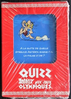 Jeu de cartes - Astérix - Astérix aux Jeux Olympiques - Quizz Publicitaire Buffalo Grill 2016