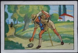Image / Chromo - La vie fière et joyeuse des scouts - XVIII-06 - Une BA