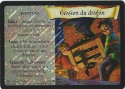 TCG Harry Potter - Set de base - 004 - Evasion du dragon - Rare Brillante