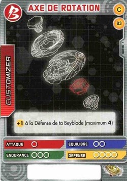 TCG Beyblade - 083/160 - Axe de rotation