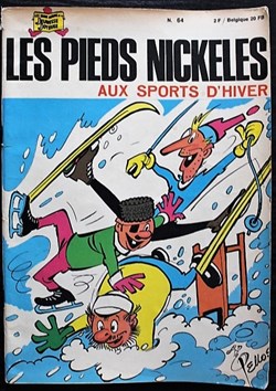 Les pieds nickelés - 064 - Les pieds nickelés aux sports d'hiver - Rééd. 1971