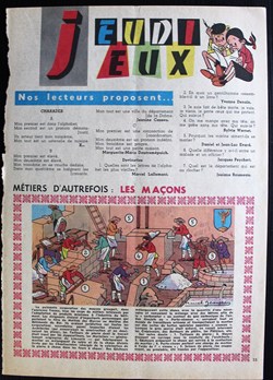 Planches d'images - Les métiers d'autrefois