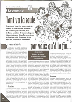 Scénario - Lyonesse - Tant va la soule