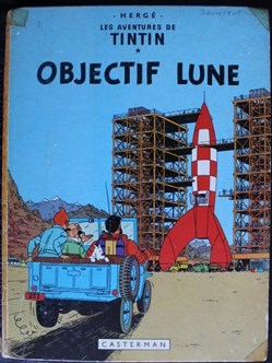 Tintin - 16 - Objectif lune - Rééd. 1964 - B35