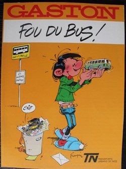 Gaston - HS - Fou du bus - EO 1987