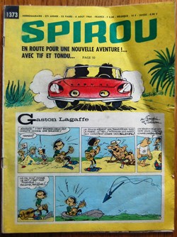 Spirou - 1373 - Couverture : Gaston Lagaffe