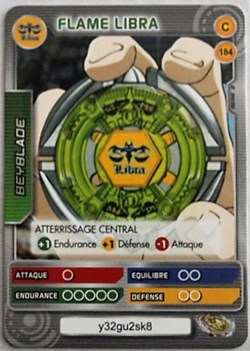 TCG Beyblade - 184/240 - Flame Libra