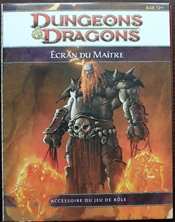 Jeu de rôle - D&D4 - Ecran du maître