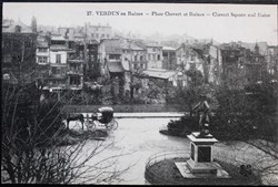 Verdun - 55 - Place Chevert et ruines
