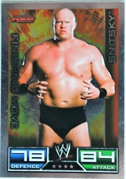 Slam Attax - Carte 030 - Snitsky Finishing Move - Rare Foil