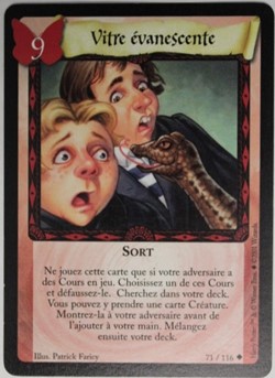 TCG Harry Potter - Set de base - 071 - Vitre évanescente - Peu commune