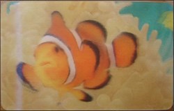 Animaux Cora 2014 - Carte Holographique - 40 - Poisson clown