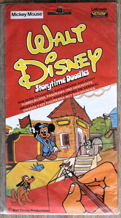 Décorama - Letraset Actions Transfers Storytime - Walt Disney - Mickey Mouse