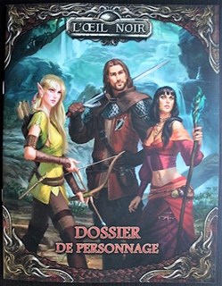 Jeu de rôle - Oeil noir 5 (L') - Dossier de personnage