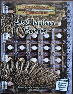 Jeu de rôle - D&D3 - Les Chapitres sacrés