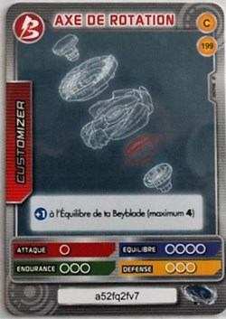TCG Beyblade - 199/240 - Axe de rotation