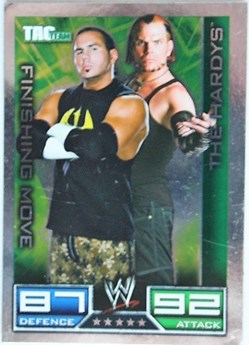 Slam Attax - Carte 023 - The Hardys Finishing Move - Rare Foil
