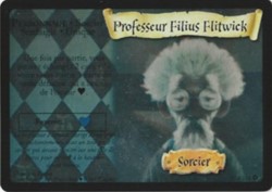TCG Harry Potter - Set de base - 015 - Professeur Filius Flitwick - Rare Holographique