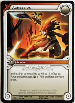 Wakfu TCG - 2011 - Dofus Collection - 076 - Agression - Commune