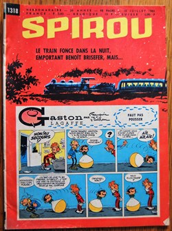 Spirou - 1318 - Couverture : Gaston Lagaffe