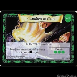 TCG Harry Potter - Set de base - 099 - Chaudron en étain - Commune
