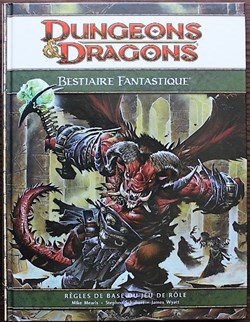 Jeu de rôle - D&D4 - Bestiaire fantastique