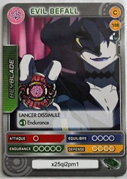 TCG Beyblade - 188/240 - Evil Befall
