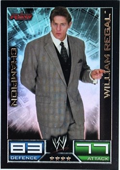 Slam Attax - Carte 011 - William Regal Champion - Rare Foil