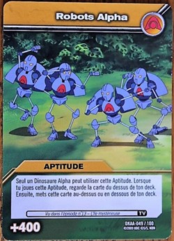 TCG - Dinosaur King - DKAA 049/100 - Robots alpha