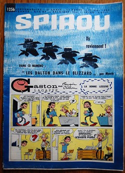 Spirou - 1256 - Couverture : Gaston Lagaffe