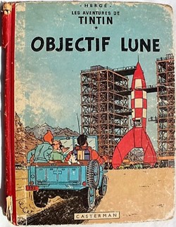 Tintin - 16 - Objectif lune - Rééd. 1954 - B11