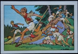 Image / Chromo - La vie fière et joyeuse des scouts - VI-08 - Un grand jeu