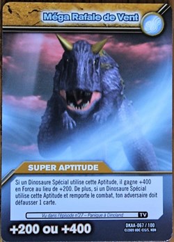 TCG - Dinosaur King - DKAA 067/100 - Mega Rafale de vent