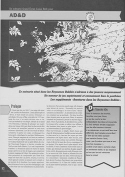 Scénario - AD&D2 - L'invité des ombres (Royaumes oubliés / Valherse)