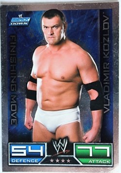 Slam Attax - Carte 035 - Vladimir Kozlov Finishing Move - Rare Foil
