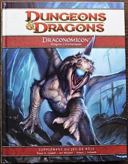 Jeu de rôle - D&D4 - Draconomicon - Dragons chromatiques