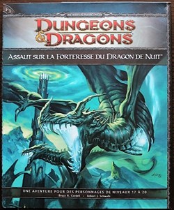 Jeu de rôle - D&D4 - Assaut sur la forteresse du dragon de nuit