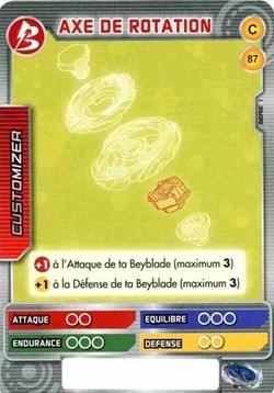 TCG Beyblade - 087/160 - Axe de rotation