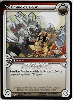 Wakfu TCG - 2011 - Dofus Collection - 075 - Echec critique - peu commune