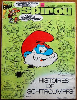 Spirou - 1723 - Couverture : Les schtroumpfs